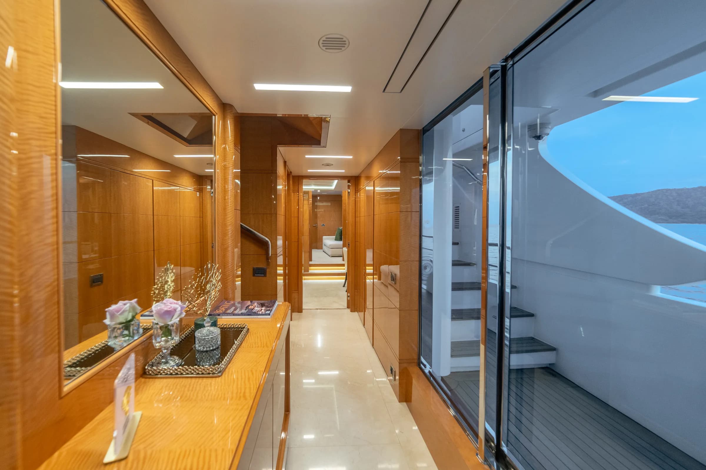 The main deck lobby